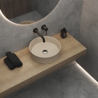 Раковина-чаша Berges Ego SL 38 181071 Жасмин матовый фарфор накладная