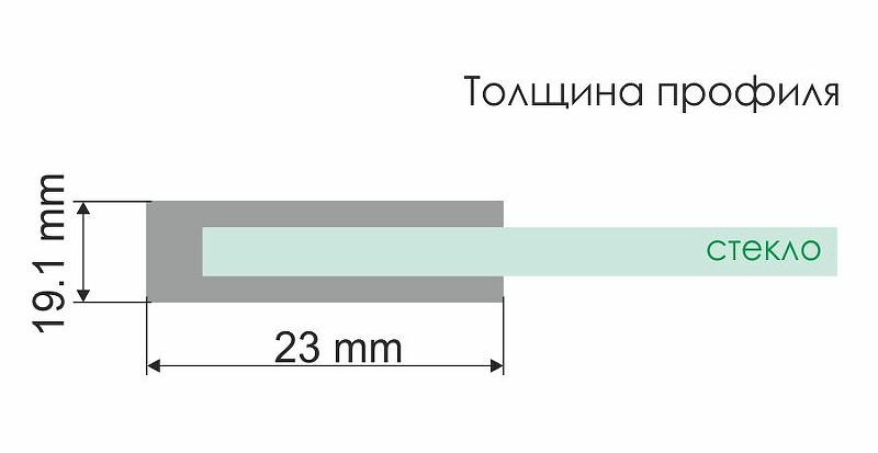 Душевая дверь WasserKRAFT Dill 140 61S31 профиль Черный матовый стекло прозрачное
