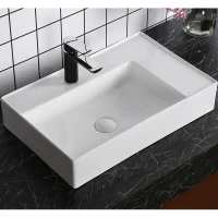 Раковина Ceruttispa 60 CR0017 9863 Белая фаянс накладная