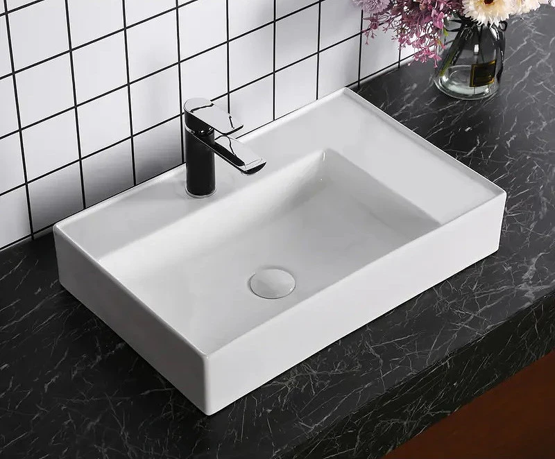 Раковина Ceruttispa 60 CR0017 9863 Белая фаянс накладная