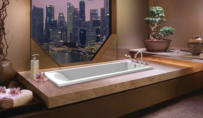 Акриловая ванна C-Bath Selena 160x70 CBQ007002 без гидромассажа