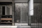 Душевая дверь Veconi Premium Trento PTD-40B 130 PTD40-B-130-01-C4 профиль Черный матовый стекло прозрачное