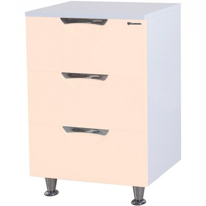 Тумба Bellezza Лагуна 60 4632109140071 Бежевая Белая МДФ / ЛДСП