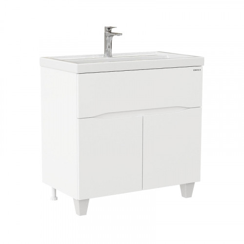 Тумба под раковину Onika Стрим 80 108059 цвет Белый