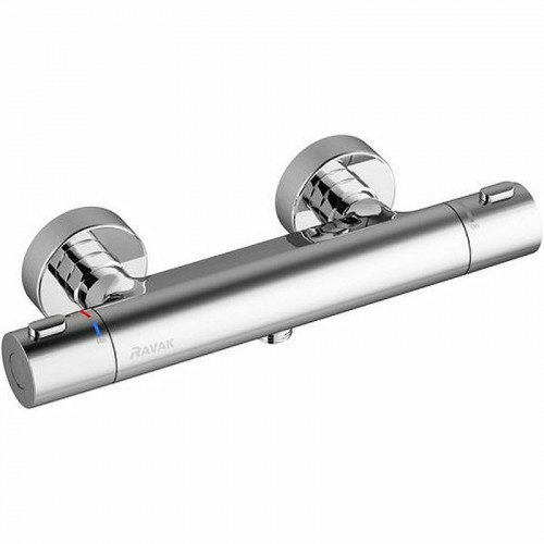 Смеситель для душа Ravak Termo 300 TE 033.00/150 X070096 с термостатом Хром латунь на стену