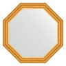 Зеркало Evoform Octagon 67х67 BY 3998 в багетной раме - Состаренное золото 67