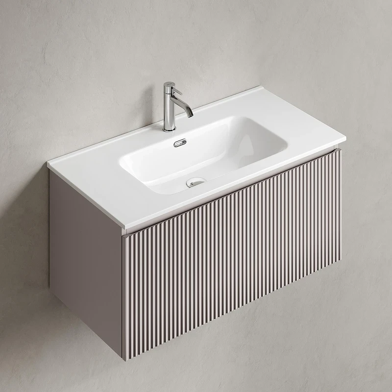 Тумба под раковину Sancos Snob R 1.0 90 SNR1.090SM подвесная цвет Doha Soft