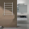 Электрический полотенцесушитель Azario Verona 500x800 П6 AZ04758W диммер слева Белый