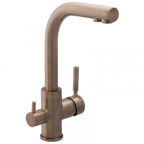 Смеситель для кухни Swedbe Selene Plus 8147 Бронза латунь