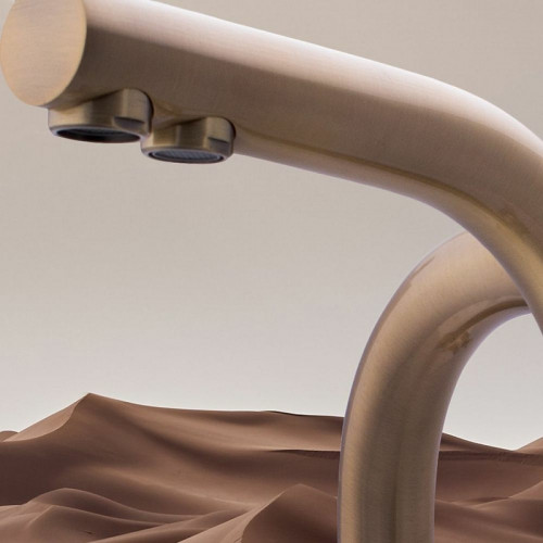 Смеситель для кухни Swedbe Selene Plus 8147 Бронза латунь