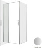 Душевой уголок Allen Brau Priority 100x80 3.31029.BA+3.31041.BA цвет профиля Серебро браш стекло прозрачное