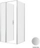 Душевой уголок Allen Brau Priority 100x80 3.31029.BA+3.31041.BA цвет профиля Серебро браш стекло прозрачное
