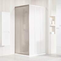 Душевая стенка Ravak Supernova APSS-80 94040UR211 профиль Сатин витраж пластик Pearl