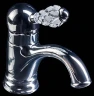 Смеситель для раковины Boheme Crystal 261-CRST Хром латунь