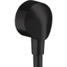 Шланговое подключение Hansgrohe Fixfit 27454670 Черное матовое