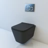 Унитаз beWash Kraft BKWHR105510 подвесной Черный матовый с сиденьем Микролифт фарфор подвесной