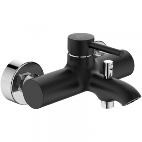 Смеситель для ванны Ideal Standard Kolva BC675U4 Черный Хром на стену