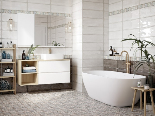 Полка Cersanit Moduo 40 SB-MD-MOD40-SZ Дуб МДФ / ЛДСП