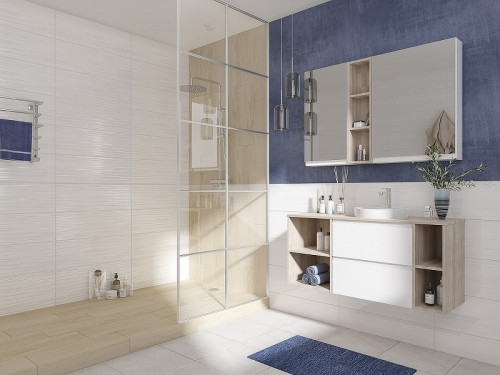 Полка Cersanit Moduo 40 SB-MD-MOD40-SZ Дуб МДФ / ЛДСП