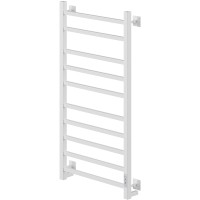 Электрический полотенцесушитель Ника Step-2 100/50 U Белый матовый нержавеющая сталь