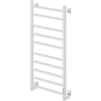 Электрический полотенцесушитель Ника Step-2 100/50 U Белый матовый нержавеющая сталь