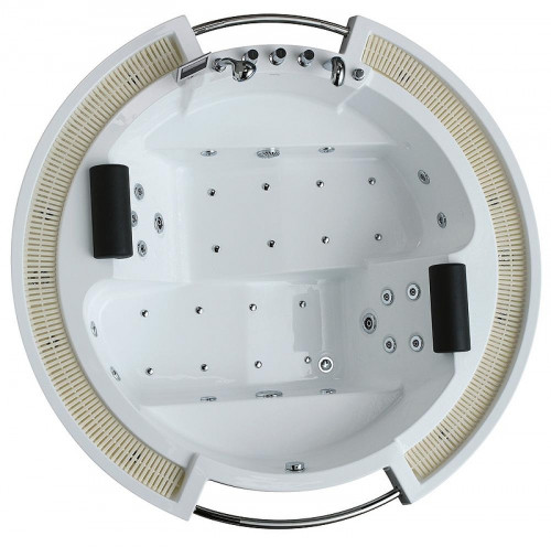 Акриловая ванна Gemy Gemy 210x210 G9060 K С гидромассажем