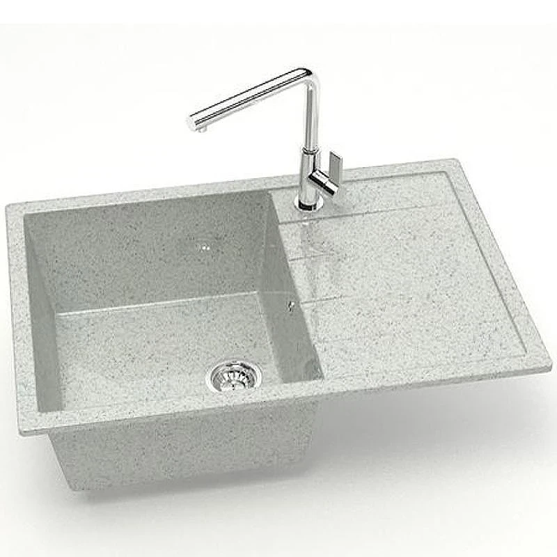 Кухонная мойка Bergg Z161 B161Q010 Светло-серая