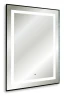Зеркало Azario Саурон 60 LED-00002510 с подсветкой цвет Черный с сенсорным выключателем