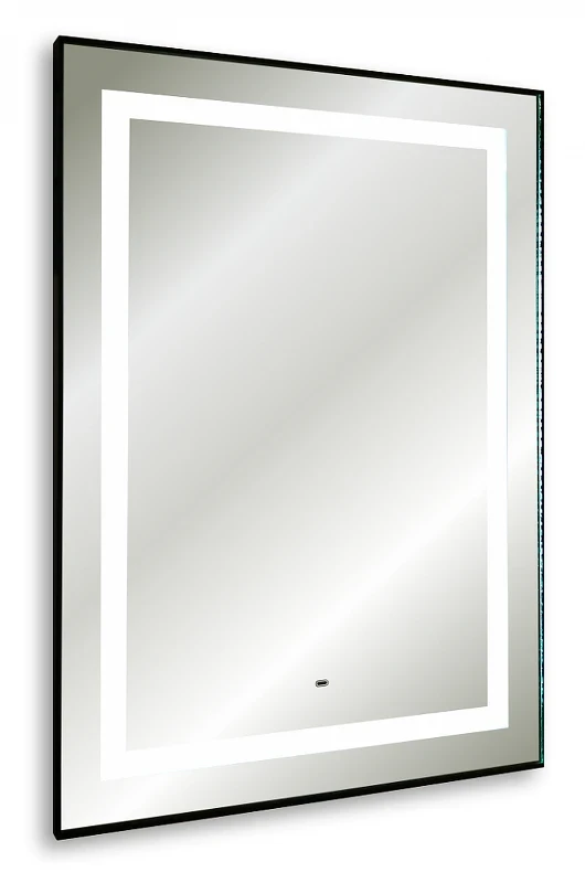 Зеркало Azario Саурон 60 LED-00002510 с подсветкой цвет Черный с сенсорным выключателем