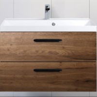 Тумба под раковину BelBagno Aurora 80 AURORA-800-2C-SO-RT подвесная Rovere Tabacco МДФ / ЛДСП