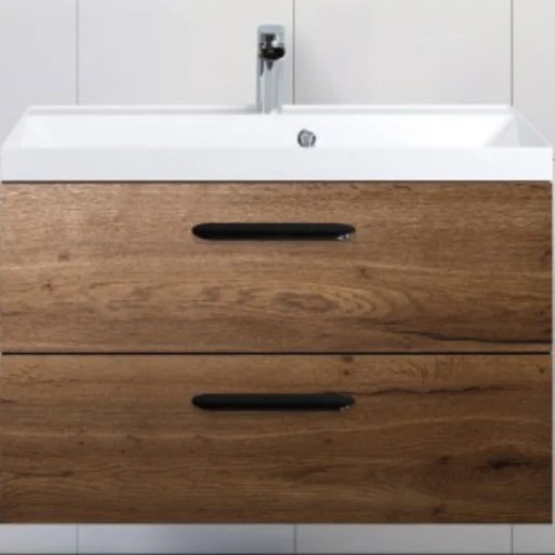 Тумба под раковину BelBagno Aurora 80 AURORA-800-2C-SO-RT подвесная Rovere Tabacco МДФ / ЛДСП