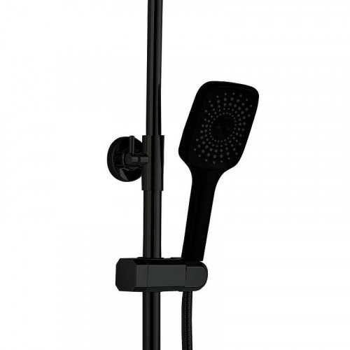 Душевая система Haiba HB24615-7 Черная матовая латунь на стену