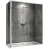 Душевой уголок Abber Komfort 160x90 AG93160-S92 профиль Хром стекло прозрачное