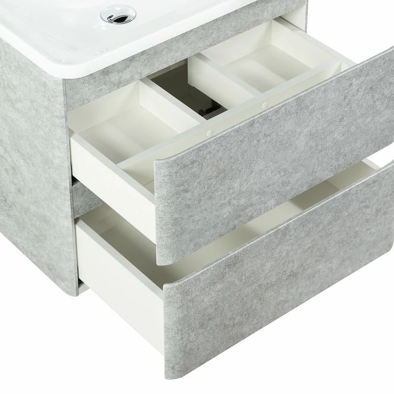 Тумба под раковину BelBagno ALBANO-600-2C-SO-RVB подвесная Rovere Vintage Bianco МДФ / ЛДСП