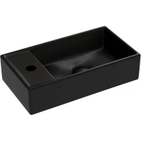 Раковина Ceramicanova Element 41 R CN6051RMB Черная матовая фарфор подвесная