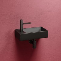 Раковина Ceramicanova Element 41 R CN6051RMB Черная матовая фарфор подвесная