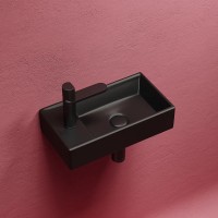 Раковина Ceramicanova Element 41 R CN6051RMB Черная матовая фарфор подвесная