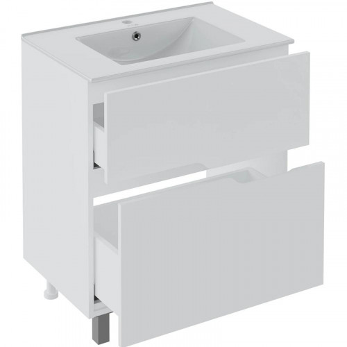 Тумба под раковину Runo Палермо 70 00-00004157 Белая