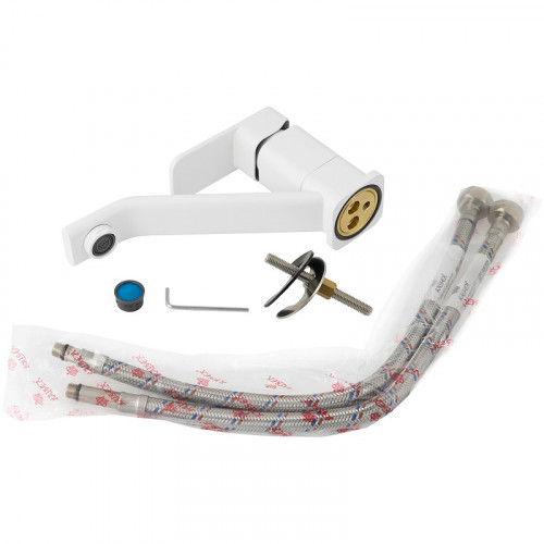 Смеситель для раковины Kaiser Sonat 34010-4 Белый латунь