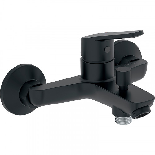 Смеситель для ванны Jacob Delafon Aime E29871-BL Черный матовый латунь на стену
