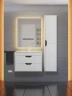 Тумба под раковину Uperwood Modul 100 2930205356 подвесная цвет Белый матовый Графит матовый