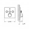 Смеситель для душа Grohe SmartControl 29149000 Хром латунь встраиваемый