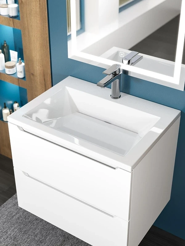 Раковина Uperwood Olivia 60 ROlivia60wg цвет Белый глянцевый