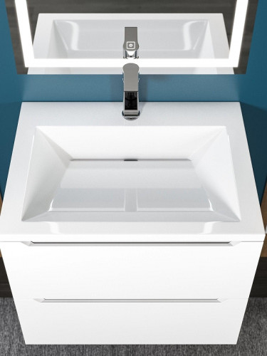 Раковина Uperwood Olivia 60 ROlivia60wg цвет Белый глянцевый