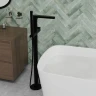 Смеситель для ванны WasserKRAFT Fulda 5221 Черный матовый латунь на пол