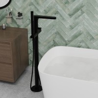Смеситель для ванны WasserKRAFT Fulda 5221 Черный матовый латунь на пол