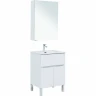 Комплект мебели для ванной Aquanet Алвита New 60 274529 Белый матовый МДФ / ЛДСП
