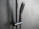 Душевая система Laguraty 7000 Черная латунь на стену