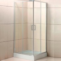 Душевой уголок BelBagno Uno 95х95 UNO-195-A-2-95-C-Cr профиль Хром стекло прозрачное