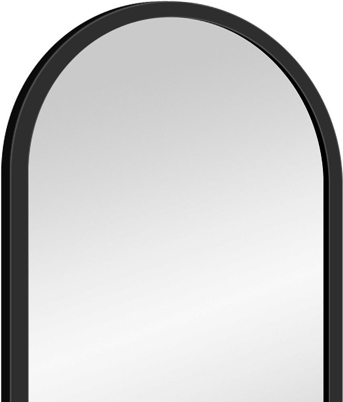 Зеркало DIWO Казань 45 ЗЛП1723 с подсветкой цвет Черный с сенсорным выключателем